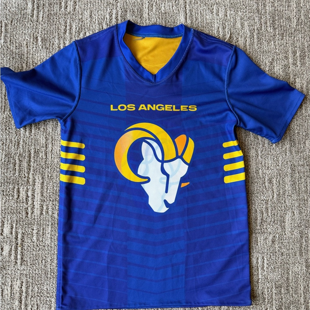 Youth NFL Flag Football Los Angeles Rams Reversible Sports Jersey